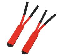 Qusedwey 1 Paire de Sangles de Pédale, Pied Pédale Bretelles Sangles Pédale Enfants Sangles de Pédale de Vélo Sangles de Pied de Vélo (Rouge)