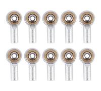 Qusedwey 10 PièCes en MéTal M2 Embout de Biellette Rotule Lien Rotule pour Mini 4WD Avion TéLéCommandé de Bateau de Chenille de Camion de Voiture, 3