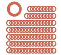 Qusedwey 100 PièCes SéRies Rondelles de Tuyau de Jardin Rondelles en Caoutchouc de Silicone Joints Toriques Raccords de Joint en Silicone Souple pour Tuyau de Jardin de 3/4 Pouces