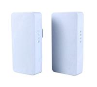Qusedwey 2 Pcs 2.4G 300Mbps Répéteur WiFi Pont sans Pont Routeur sans 1KM Extension WiFi Longue Portée 24V POE EU Plug