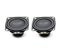Qusedwey 2 PièCes Haut-Parleur Audio 4Ω 10W 53Mm 2 Pouces Basse Haut-Parleur MultiméDia Haut-Parleur Bricolage Haut-Parleur Sonore pour Home CinéMa