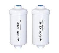 Qusedwey 2 Pièces Pièces Accessoires Filtre à Eau Fluoré K5366 Compatible avec Les Éléments de Purification du Système de Filtrage d'eau par Gravité