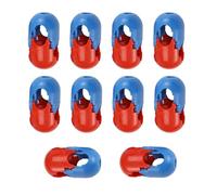 Qusedwey 20 PièCes Filet de Corde d'escalade 12Mm Connecteur en Plastique Boucle de Filet Accessoires d'escalade pour PièCes de Corde d'escalade BalançOire ExtéRieure