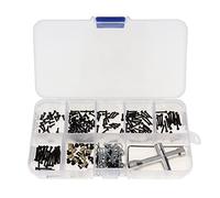 Qusedwey 252 PièCes M1.4 Vis Kit de Fixation Manchon Clé Hexagonale Outils de RéParation pour Axial SCX24 1/24 RC Chenille Voiture PièCes Accessoires