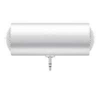 Qusedwey 3.5Mm Jack StéRéO Mini Haut-Parleur Portable MP3 Lecteur de Musique Haut-Parleur Amplificateur Haut-Parleur pour TéLéPhone Portable Tablette PC-Blanc