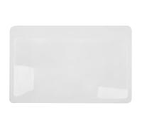 Qusedwey 3 x Loupe de grossissement Loupe transparente de taille de carte de credit de poche Fresnel