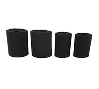 Qusedwey 4 PièCes Tourneur de Coupe Mousse Noir Tourneur de Coupe Mousse Gobelet Fixation Tourneur Mousse Localiser Spinner Mousse Tourneur ÉPonge10-40 Oz