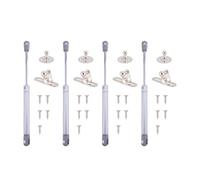Qusedwey 4PCS Hydraulique CharnièRe Porte Ascenseur Tige Pneumatique Support pour Armoires de Cuisine Pneumatique Amortisseur pour Meubles MatéRiel Accessoires 120N / 12Kg