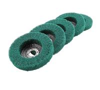 Qusedwey 5 PièCes SéRies Roues à Rabat en Fibre de Nylon Polissage Roue de Polissage Tampon à RéCurer Disque de Meulage pour Meuleuse D'Angle pour Polisseur de MéTal