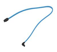 Qusedwey 50cm 3.0 III Sata3 7Broches Câble de Données Câbles Ssd 6Gb / S Câble de Données pour Disque Dur avec Gaine en Nylon avec Disque Dur Et Version Gainée de Nylon (Bleu)