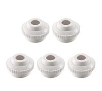 Qusedwey 5Pcs / Set Piscine Piscine Buse Buse Bec Bec Oeil Ajustement Spa Retour Jet Ajustement 1.5 Pouce Sortie d'eau