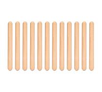 Qusedwey 6 Paires de Claves de Bois Instrument de Percussion Musicale Bâtons de Rythme Percussion Bâtons de Rythme Enfants Jouet Musical