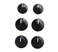 Qusedwey 6Pcs Bouton de Commande Boutons de Commande Audio de Volume pour PièCes de Guitare éLectrique Jazz