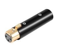 Qusedwey Adaptateur XLR 3 Broches vers XLR 3 Broches Mâle, Interfaces Audio, pour Câble de Microphone StéRéO
