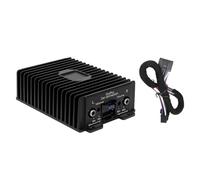 Qusedwey Amplificateur 4 Canaux 12V 80W X 4 Full Range pour Lecteur Audio Android de Voiture, Modification Plug-and-Play