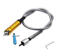 Qusedwey Arbre Flexible pour Meuleuse éLectrique, avec Câble D'Extension de PoignéE de Mandrin de 0,3 à 6,5 Mm pour Outil de Meuleuse Rotative de Perceuse éLectrique