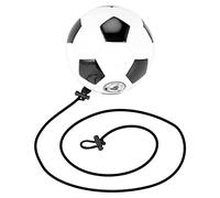 Qusedwey Ballon D'EntraîNement de Football RéGlable Bungee Ballon éLastique D'EntraîNement avec Taille de Corde 4 Football pour L'EntraîNement de Sport