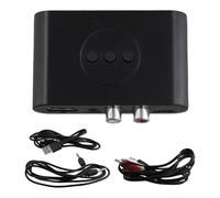 Qusedwey Bluetooth 5.2 RéCepteur Audio 3.5Mm AUX Jack StéRéO Musique Adaptateur sans avec Microphone pour Kit Voiture Haut-Parleur Amplificateur