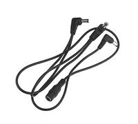 Qusedwey CâBle de Harnais de ChaîNe de Marguerite D'éLectrode de 3 ManièRes de Cuivre pour des Effets de Guitare Adaptateur D'Alimentation SéParateur