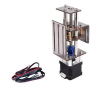 Qusedwey CNC Z Table Coulissante CNC Kit de Routeur Bricolage Fraisage Module de Transmission 100Mm Distance Bois Z Moteur