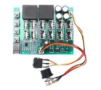 Qusedwey Contrôleur de Vitesse de Moteur DC 10-55V 100A PWM HHO RC Interrupteur de Commande Inverse avec Affichage LED