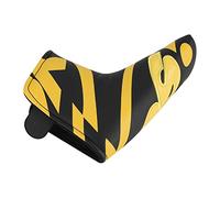 Qusedwey Couvre-Chef de Couverture de Putter de Lame de Club de Golf avec la Fermeture en Cuir D'Unité Centrale, Oui Accessoires de Golf à Motifs ImpriméS