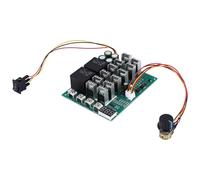 Qusedwey DC 10-55V 12V 24V 36V 48V 55V 100A ContrôLeur de Vitesse Du Moteur PWM HHO TéLéCommande Commutateur de Contrôle Inverse avec Affichage à LED