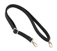 Qusedwey DIY Sac en Cuir de Remplacement BandoulièRe PoignéE Body RéGlable 140 x 2Cm, Noir