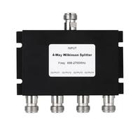 Qusedwey MicroStrip 4 Way Power Divider Splitter 698-2700MHz Splitter Power GSM 4G LTE W-CDMA FDD Mobile Signal Repeater Antenne
