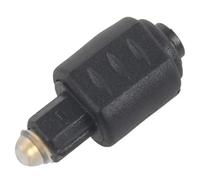 Qusedwey Mini Adaptateur Audio Optique 3.5Mm Prise À Prise Mâle Fibre Optique Numérique pour Amplificateur