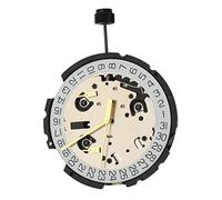 Qusedwey Mouvement de Montre pour ETA G10.212 Mouvement à Quartz 6 Broches Date à 4 avec Tige et sans Batterie Accessoires de Réparation de Montre Pièces