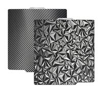 Qusedwey Plaque de Construction PEO Pet pour Imprimante 3D Bambu-Lab X1/X1C/X1E/P1P/P1S/A1, Pet + Fibre de 257 X 257 mm