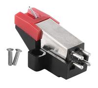 Qusedwey pour Tourne-Disque Stylet Dynamique Magnétique Tourne-Disque Aiguilles Tourne-Disque Lecteur Vinyle LP Gramophone Pièces Accessoires