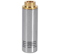 Qusedwey Prise Jack Audio éCouteur StéRéO SyméTrique 4.4Mm 5 PôLes Adaptateur MéTallique Connecteur de pour Casque Argent