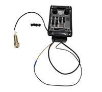Qusedwey Ramasser de Guitare Prefix plus-T Préampli Intégré Matrix Pickup EQ Acoustique Égaliseur avec Accordeur Soft Piezo
