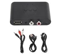 Qusedwey Récepteur Audio Bluetooth 5.3 NFC USB U Disk 3,5 mm AUX USB Adaptateur sans de Musique Stéréo pour Amplificateur de Haut-Parleur de Voiture