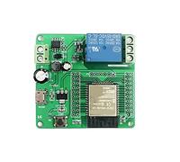Qusedwey Relais à un Canal ESP32-WROOM Carte de DéVeloppement Module de Relais Alimentation Cc 7-60V pour Accessoires D'Appareils MéNagers