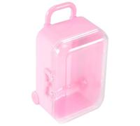 Qusedwey Rose Mini Rouleau Voyage Valise Boite de Bonbons personnalite creatif Mariage Boite de Bonbons Valise Trolley Boite de Bonbons Jouet Petite Boite de Rangement