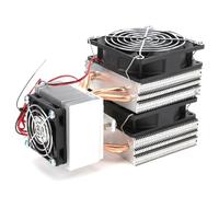 Qusedwey Système de Refroidissement Thermoélectrique pour MINI pour le Réfrigérateur 12V Système de Refroidissement de Réfrigération Semi-Conducteur