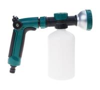 Qusinfc Arroseur multifonction réglable pour tuyau d'arrosage de jardin avec récipient en mousse Outil de fixation de tuyau d'arrosage