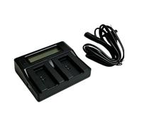Qusinfc Base de charge à double fente d'alimentation parfaite pour VB18 VB19 V850 V860 compatible avec la batterie - Câble étanche LCD - Double adaptateur de charge de batterie
