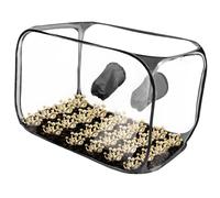 Qusinfc Boîte à air fixe protégée pour la culture de champignons, construction permanente, compatibilité en laboratoire, ventilation renforcée, biographie fermée, protection de sécurité