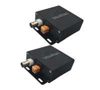 Qusinfc Extension de câble coaxial Ethernet vers câble vidéo coaxial pour caméra Internet, prend en charge la transmission de 500 m pour systèmes de sécurité CCTV Indication Augmentation