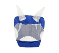 Qusinfc Filet de protection pour visage de cheval fabriqué avec un tissu respirant pour un climat chaud, reste ferme et réglable