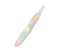 Qusinfc Imitation peluche Foxy Tail Bag Hanging Ornement Sac à dos Décoratif Pendentif Voiture Porte-clés Accessoire pour Sac à Main Sac à Main Foxy Tail Porte-clés Pendentif, Une couleur, 40 cm