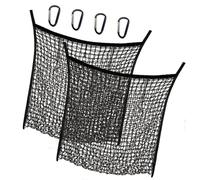 Qusinfc Lot de 2 grands filets à foin pour cheval - En polyéthylène robuste - Solution d'économie de fourrage - Pour pâturage stable - Accessoires d'alimentation pour chevaux
