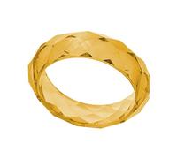 Qusinfc Manchette moderne à facettes en résine avec cristaux à facettes pour fêtes et événements, taille unique, Comme décrit