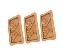 Qusinfc Moules en silicone antiadhésifs pour la cuisson de coeurs, de cacao, de dosettes de cacao, de puzzle, de fondant au chocolat, à démoulage facile