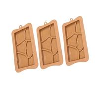 Qusinfc Moules en silicone antiadhésifs pour la cuisson de coeurs, de cacao, de dosettes de cacao, de puzzle, de fondant au chocolat, à démoulage facile