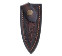 Qusinfc Petite pochette droite pour outils multifonctions en cuir, ceinture de poche, porte-outils pour camping, barbecue, étui en cuir, rangement de cadeaux